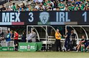 1 June 2017; A general view of the score board during the International Friendly match between Republic of Ireland and  Mexico at the MetLife Stadium in New Jersey, USA. Photo by David Maher/Sportsfile