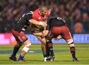 3 June 2017; Jonathan Joseph of the British & Irish Lions is tackled by Sam Anderson-Heather, left, and Mitchell Dunshea of the New Zealand Provincial Barbarians during the match between the New Zealand Provincial Barbarians and the British & Irish Lions at Toll Stadium in Whangarei, New Zealand. Photo by Stephen McCarthy/Sportsfile