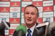 4 January 2012; Michael O'Neill during a press conference after he was unveiled as the new manager of Northern Ireland. Irish FA headquarters, Belfast, Co. Antrim. Picture credit: Oliver McVeigh / SPORTSFILE