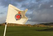 5 January 2012; A general view of the flag at the 18th green on Royal Portrush Golf Club. Royal Portrush Golf Club, Portrush, Co. Antrim. Picture credit: Oliver McVeigh / SPORTSFILE