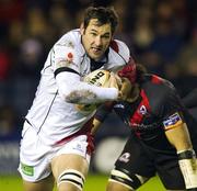 6 January 2012; Ulster's Pedrie Wannenburg breaks through the Edinburgh defence. Celtic League, Edinburgh v Ulster, Murrayfield, Edinburgh, Scotland. Picture credit: Craig Watson / SPORTSFILE