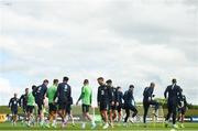 3 June 2017; The Republic of Ireland squad during training at the FAI National Training Centre in Dublin. Photo by Ramsey Cardy/Sportsfile