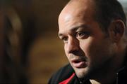 10 January 2012; Ulster's Rory Best during a press conference ahead of their Heineken Cup, Pool 4, Round 5, game against Leicester Tigers on Friday. Ulster Rugby Press Conference, Newforge Country Club, Belfast, Co. Antrim. Picture credit: Oliver McVeigh / SPORTSFILE