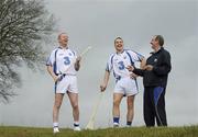 12 January 2012; Waterford hurlers John Mullane, left, and Shane O'Sullivan with manager Michael Ryan at the announcement of Three mobile’s partnership renewal of Waterford GAA. Current partners Three announced a renewal of their partnership deal which will see Ireland’s fastest-growing mobile provider pledge their support to the Deise county for a further three years. The partnership of Waterford GAA covers both the hurling and football codes and includes all grades from minor to senior inter-county teams. Three Mobile and Waterford GAA Sponsorship Announcement Launch, Waterford Institute of Technology, Co. Waterford. Picture credit: Stephen McCarthy / SPORTSFILE