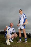 12 January 2012; Waterford hurlers John Mullane, left, and Shane O'Sullivan at the announcement of Three mobile’s partnership renewal of Waterford GAA. Current partners Three announced a renewal of their partnership deal which will see Ireland’s fastest-growing mobile provider pledge their support to the Deise county for a further three years. The partnership of Waterford GAA covers both the hurling and football codes and includes all grades from minor to senior inter-county teams. Three Mobile and Waterford GAA Sponsorship Announcement Launch, Waterford Institute of Technology, Co. Waterford. Picture credit: Stephen McCarthy / SPORTSFILE