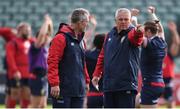 5 June 2017; British and Irish Lions head coach Warren Gatland and attack coach Rob Howley, left, during a training session at the QBE Stadium in Auckland, New Zealand. Photo by Stephen McCarthy/Sportsfile