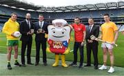7 June 2017; The GAA and GPA are delighted to announce a new partnership with Pat the Baker to promote the new Protein Bread at Croke Park in Dublin. The five year revenue share agreement will see a percentage of all sales going towards the GPA Player Development Programme, supported by the GAA. The Programme assists county players in critical areas of their off-field lives including education, career and personal development, health and wellbeing. In attendance at the launch are, from left, Donegal footballer Michael Murphy Dermot Earley, CEO, GPA, Declan Fitzgerald, CEO, Pat the Baker, former Dublin footballer Alan Brogan, Peter McKenna, Commercial Director, GAA and Tipperary hurler Padraic Maher Photo by Brendan Moran/Sportsfile