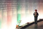 8 June 2017; Sean O'Connor, whose father John O'Connor, originally from Tralee, Co Kerry, died in the 2011 earthquake, during the British and Irish Lions visit to the Canterbury Earthquake Memorial in Christchurch, New Zealand. Photo by Stephen McCarthy/Sportsfile