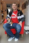 12 January 2011; Ireland rugby player Jamie Heaslip photographed for PUMA at his home. Dublin. Picture credit: Brian Lawless / SPORTSFILE