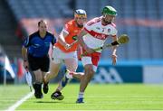 10 June 2017; Christopher McKaigue of Derry in action against Dylan McKenna of Armagh during the Nicky Rackard Cup Final match between Armagh and Derry at Croke Park in Dublin. Photo by Piaras Ó Mídheach/Sportsfile