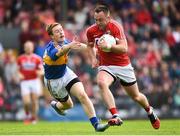 10 June 2017; Paul Kerrigan of Cork in action against Brian Fox of Tipperary during the Munster GAA Football Senior Championship Semi-Final match between Cork and Tipperary at Pairc Ui Rinn in Cork. Photo by Matt Browne/Sportsfile