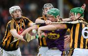 10 June 2017; Harry Kehoe of Wexford in action against Kilkenny players, left to right, Lester Ryan, Conor Fogarty, and Paul Murphy, during the Leinster GAA Hurling Senior Championship Semi-Final match between Wexford and Kilkenny at Wexford Park in Wexford. Photo by Daire Brennan/Sportsfile