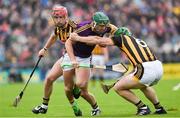 10 June 2017; Harry Kehoe of Wexford in action against Paul Murphy, right, and Cillian Buckley of Kilkenny during the Leinster GAA Hurling Senior Championship Semi-Final match between Wexford and Kilkenny at Wexford Park in Wexford. Photo by Ray McManus/Sportsfile