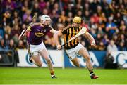 10 June 2017; Colin Fennelly of Kilkenny in action against Liam Ryan of Wexford during the Leinster GAA Hurling Senior Championship Semi-Final match between Wexford and Kilkenny at Wexford Park in Wexford. Photo by Daire Brennan/Sportsfile