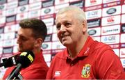 11 June 2017; British & Irish Lions head coach Warren Gatland during a press conference at the Scenic Hotel Southern Cross in Dunedin, New Zealand. Photo by Stephen McCarthy/Sportsfile