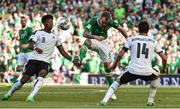 11 June 2017; Glenn Whelan of Republic of Ireland in action against David Alaba, left, and Julian Baumgartlinger of Austria during the FIFA World Cup Qualifier Group D match between Republic of Ireland and Austria at Aviva Stadium, in Dublin. Photo by David Maher/Sportsfile