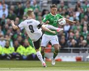 11 June 2017; Jeff Hendrick of Republic of Ireland in action against Florian Kainz of Austria during the FIFA World Cup Qualifier Group D match between Republic of Ireland and Austria at Aviva Stadium, in Dublin. Photo by Eóin Noonan/Sportsfile