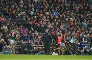 11 June 2017; Galway manager Kevin Walsh watches on during the Connacht GAA Football Senior Championship Semi-Final match between Galway and Mayo at Pearse Stadium, in Salthill, Galway. Photo by Daire Brennan/Sportsfile