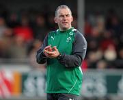 28 January 2012; O2 Ireland Wolfhounds coach Eric Elwood. England Saxons v O2 Ireland Wolfhounds, Sandy Park, Exeter, Devon, England. Picture credit: Matt Impey / SPORTSFILE