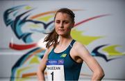 13 June 2017; European 1500m medallist and Olympian, Ciara Mageean was today announced as brand ambassador for Pop up Races, who are Ireland's leading chip timing and event management company. For a full range of their services, visit popupraces.ie. The announcement took place at Le Chéile Athletic Club in Collinstown, Leixlip, Co. Kildare. Photo by Sam Barnes/Sportsfile