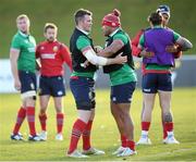 15 June 2017; Peter O'Mahony, left, and Kyle Sinckler during a British and Irish Lions training session at the Rotorua International Stadium in Rotorua, New Zealand. Photo by Stephen McCarthy/Sportsfile