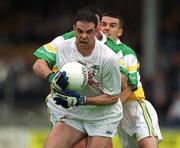 16 June 2002; Dermot Earley of Kildare during the Bank of Ireland Leinster Senior Football Championship Semi-Final match between Kildare and Offaly at Nowlan Park in Kilkenny. Photo by Ray McManus/Sportsfile