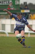 8 May 2002; Fergal Campion of Leinster during the Guinness Interprovincial Rugby Championship match between Connacht and Leinster at The Sportsground in Galway. Photo by Matt Browne/Sportsfile