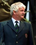 18 June 2002; FAI President Milo Corcoran during the Republic of Ireland homecoming in Phoenix Park, Dublin, following the 2002 FIFA World Cup Finals in South Korea and Japan. Photo by Pat Murphy/Sportsfile