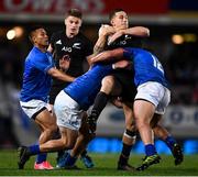16 June 2017; Sonny Bill Williams of New Zealand is tackled by Kieron Fonotia, left, and Alapati Leiua of Samoa during the International Test match between the New Zealand All Blacks and Samoa at Eden Park in Auckland, New Zealand. Photo by Stephen McCarthy/Sportsfile