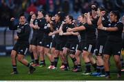 17 June 2017; Te Kura Angata-Aerengamate leads the New Zealand haka prior to the Women's International Test match between the New Zealand Black Ferns and England at Rotorua International Stadium in Rotorua, New Zealand. Photo by Stephen McCarthy/Sportsfile