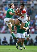 17 June 2017; Rikiya Matsuda of Japan contests possession with Kieran Marmion of Ireland during the international rugby match between Japan and Ireland at the Shizuoka Epoca Stadium in Fukuroi, Shizuoka Prefecture, Japan. Photo by Brendan Moran/Sportsfile