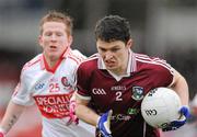 5 February 2012; Colin Forde, Galway, in action against Enda Lynn, Derry. Allianz Football League, Division 2, Round 1, Derry v Galway, Celtic Park, Derry. Picture credit: Oliver McVeigh / SPORTSFILE