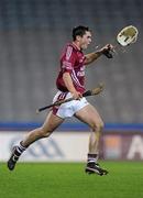 11 February 2012; Geoffrey Brennan, St. Patrick's Ballyragget, celebrates at the final whistle. AIB GAA Hurling All-Ireland Junior Club Championship Final, Charleville, Cork v St. Patrick's Ballyragget, Co. Kilkenny, Croke Park, Dublin. Picture credit: Pat Murphy / SPORTSFILE