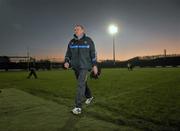 11 February 2012; Dublin manager Pat Gilroy before the start of the game. Allianz Football League, Division 1, Round 2, Mayo v Dublin, McHale Park, Castlebar, Co. Mayo. Picture credit: David Maher / SPORTSFILE