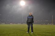11 February 2012; Dublin manager Pat Gilroy before the start of the game. Allianz Football League, Division 1, Round 2, Mayo v Dublin, McHale Park, Castlebar, Co. Mayo. Picture credit: David Maher / SPORTSFILE