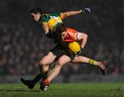 11 February 2012; Charlie Vernon, Armagh, in action against Bryan Sheehan, Kerry. Allianz Football League, Division 1, Round 2, Kerry v Armagh, Austin Stack Park, Tralee, Co. Kerry. Picture credit: Stephen McCarthy / SPORTSFILE