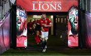 24 June 2017; Peter O'Mahony leads the British and Irish Lions out during the First Test match between New Zealand All Blacks and the British & Irish Lions at Eden Park in Auckland, New Zealand. Photo by Stephen McCarthy/Sportsfile
