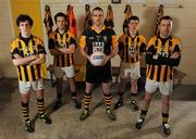 13 February 2012; Crossmaglen Rangers players, from left, James Clarke, Aaron Cunningham, Paul Hearty, James Morgan and Oisin McConville ahead of the AIB GAA Football Senior Club Championship Semi-Final. Crossmaglen Rangers will take on Dr. Crokes in the AIB GAA Football Senior Championship Semi Final on Saturday 18th February in Portlaoise, Co. Laois. Crossmaglen Rangers, Newry, Co. Down. Picture credit: Oliver McVeigh / SPORTSFILE