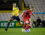 13 February 2012; Jamie Tomelty, Portadown, in action against Roberto Lopes, Bohemians. Setanta Sports Cup, First Round, First Leg, Bohemians v Portadown, Dalymount Park, Dublin. Picture credit: David Maher / SPORTSFILE