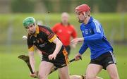 14 February 2012; Jody Hannon, Ardscoil Ris, in action against Stephen O'Brien, Nenagh CBS. Dr Harty Cup Semi-Final Replay, Ardscoil Ris v Nenagh CBS, Sean Treacy Park, Tipperary Town, Co. Tipperary. Picture credit: Diarmuid Greene / SPORTSFILE