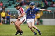 24 June 2017; Eoin Caulfield of Galway Maroon in action against Brian Barlow of South Tipperary during the Bank of Ireland Celtic Challenge Corn Michael Hogan Final match between Galway Maroon and South Tipperary at Netwatch Cullen Park in Carlow. Photo by Seb Daly/Sportsfile