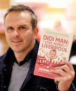 18 February 2012; Liverpool legend, Dietmar Hamann with  a copy of his new book, &quot;The Didi Man: My Love Affair with Liverpool&quot; in Eason, O'Connell Street, Dublin. Didi’s book recounts tales of his seven seasons at Anfield where he became a cult hero in the world of sport; his friendship with the 'Cultural Attaché for Bootle' Jamie Carragher; the rising career of Steven Gerrard and the coaches who have shaped the club’s history during the 'noughties'. Easons, O'Connell Street, Dublin. Picture credit: Stephen McCarthy / SPORTSFILE