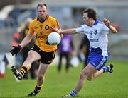 19 February 2012; Ciaran McKeever, Ulster, in action against Alan Dillon, Connacht. M Donnelly GAA Football All-Ireland Interprovincial Championship Semi-Final, Connacht v Ulster, Markievicz Park, Sligo. Picture credit: David Maher / SPORTSFILE