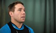 20 February 2012; Leinster's Isaac Boss during a press conference ahead of their side's Celtic League game against Glasgow Warriors on Saturday. Leinster Rugby Squad Press Conference, UCD, Belfield, Dublin. Photo by Sportsfile