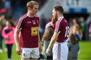 1 July 2017; Noel McGrath of Tipperary in conversation with Cormac Boyle of Westmeath after the GAA Hurling All-Ireland Senior Championship Round 1 match between Tipperary and Westmeath at Semple Stadium in Thurles, Co Tipperary. Photo by Diarmuid Greene/Sportsfile