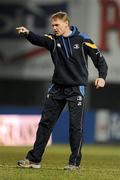 2 March 2012; Leinster head coach Joe Schmidt. Celtic League, Aironi v Leinster, Stadio Zaffanella, Viadana, Italy. Picture credit: Stephen McCarthy / SPORTSFILE