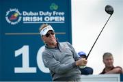 6 July 2017; Miguel Angel Jimenez of Spain on the 10th Tee during Day 1 of the Dubai Duty Free Irish Open Golf Championship at Portstewart Golf Club in Portstewart, Co Derry. Photo by Oliver McVeigh/Sportsfile