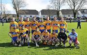 4 March 2012; The Clare team. Waterford Crystal Cup Hurling Final, Clare v Tipperary, O'Garney Park, Sixmilebridge, Co. Clare. Picture credit: Diarmuid Greene / SPORTSFILE