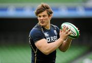 9 March 2012; Scotland captain Ross Ford in action during the Squad Captain's Run ahead of their RBS Six Nations Championship match against Ireland on Saturday. Scotland Rugby Squad Captain's Run, Aviva Stadium, Lansdowne Road, Dublin. Picture credit: Matt Browne / SPORTSFILE