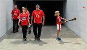 9 July 2017; Cork supporter Senan Ahern, from Ballyhooly, Co. Cork plays hurling as Cork supporters arrive before the Munster GAA Hurling Senior Championship Final match between Clare and Cork at Semple Stadium in Thurles, Co Tipperary. Photo by Brendan Moran/Sportsfile